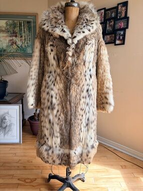 Canadian Lynx Full-Length Fur Coat — Custom Made